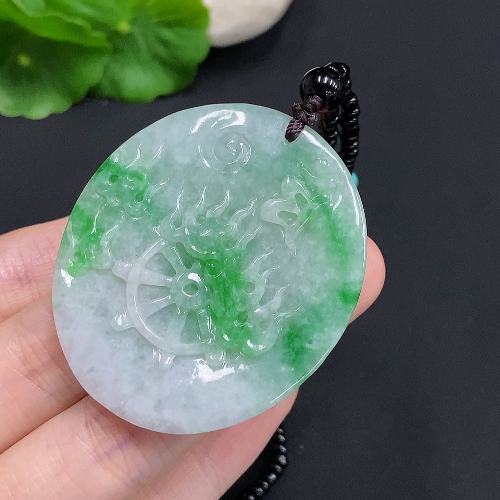 F35125660 Jadeite Pendant of Buddha's Enlightenment
