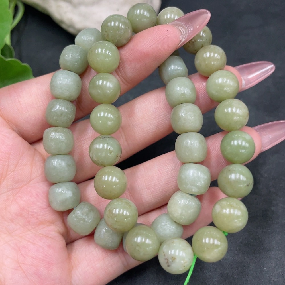 H33885974 Hetian Jade Bracelet, Maximum 9.7mm, Total Weight Approx. 59.9g