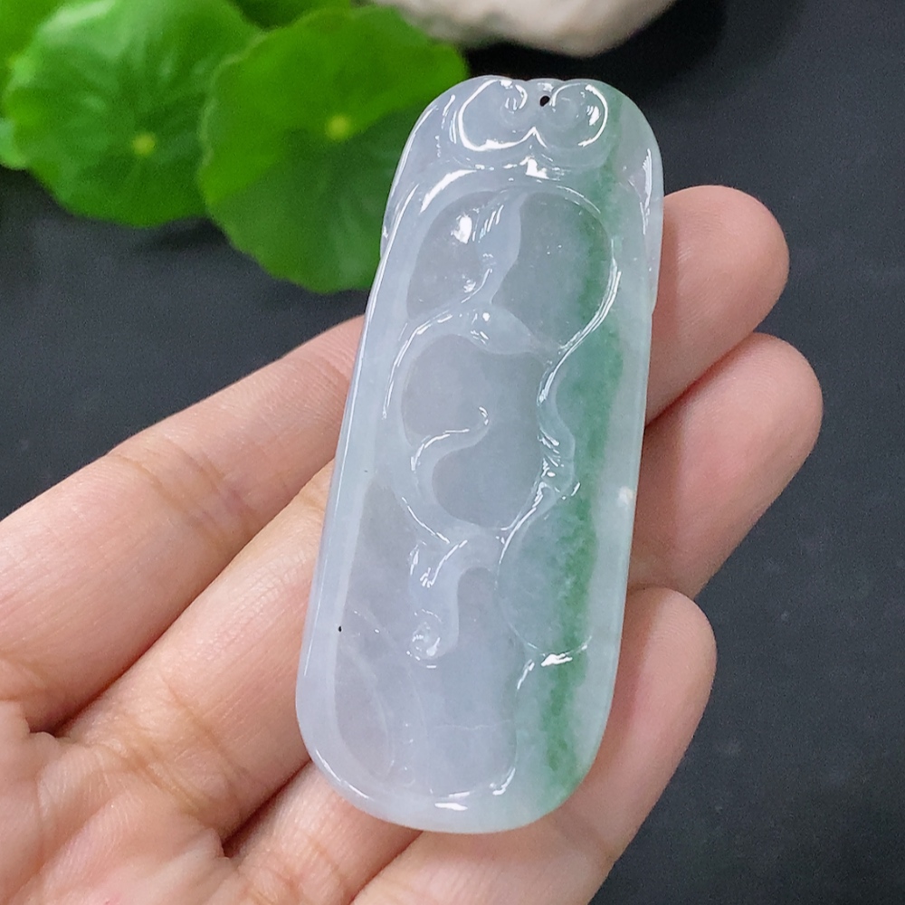 F31614097 JadeitePendant Lucky Melon Total Weight Approx. 22.44g