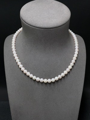 C34950206 Pearl Bead Strand Total Weight Approx. 27.78g Size About 6.7mm