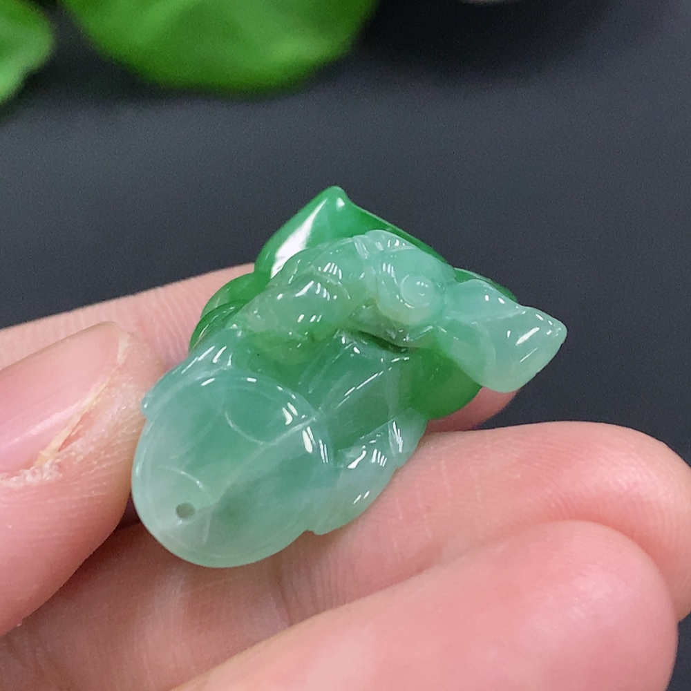 F33906168 Jadeite Pixiu Pendant Total Weight Approx. 9.5g