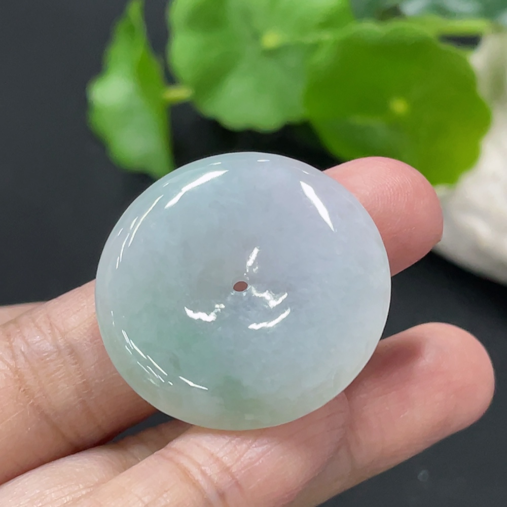 F35080420 Jadeite Safety Buckle Pendant Total Weight Approx. 10.9g