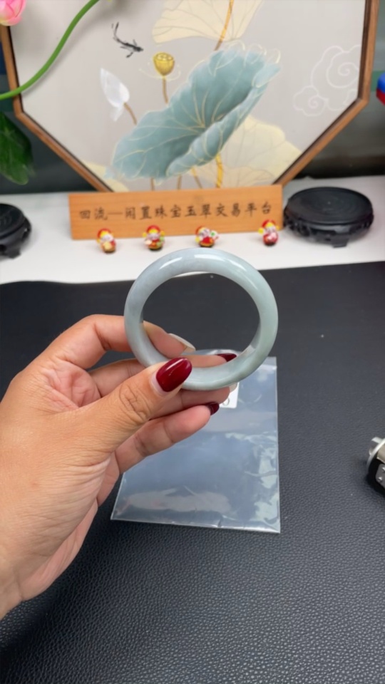 F31595830 Jadeite Regular Bangle Size 54.5 Total Weight Approx.65g