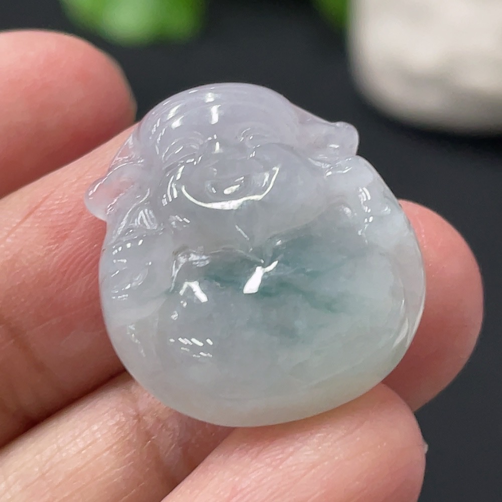 F29432957 Jadeite Caishen Pendant Total Weight Approx. 5.1g