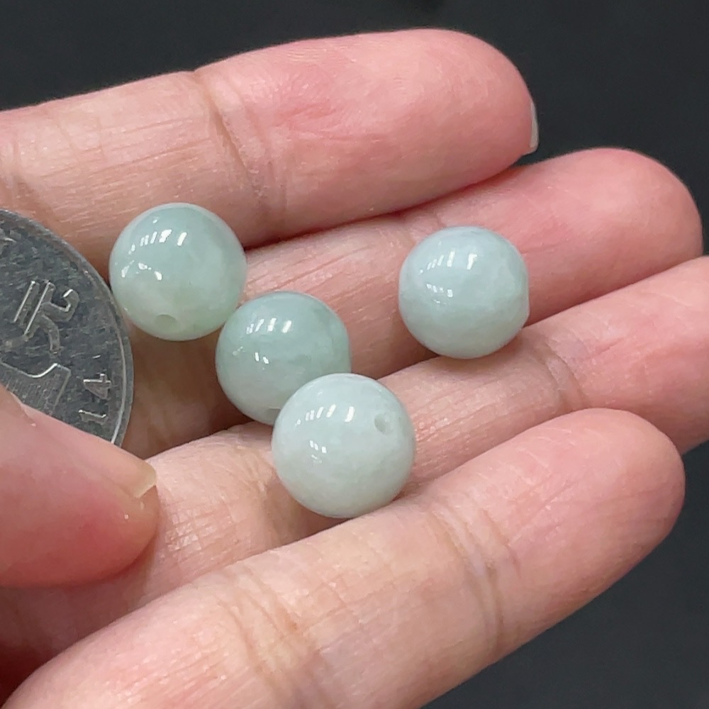 F20208118 Jadeite Beads Approx. 9.7/9.8mm