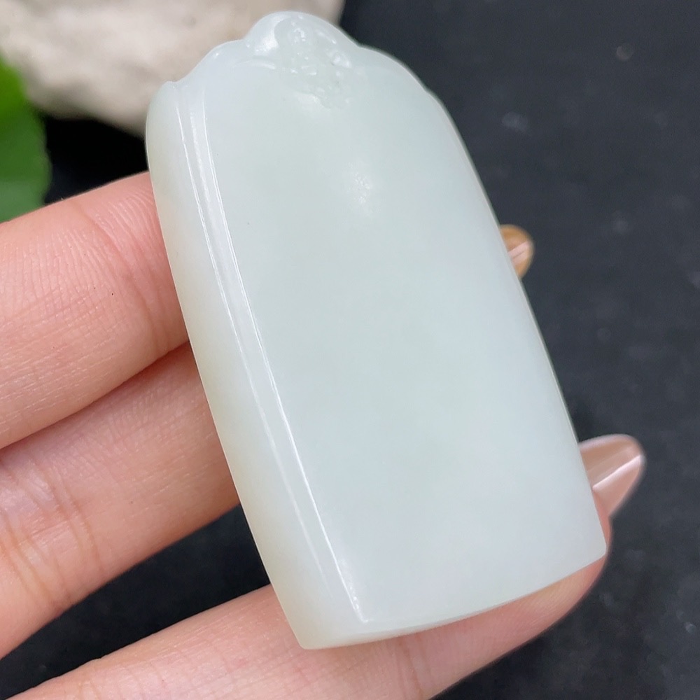 H31664395 Hetian Jade Pendant, Plain Pendant, Total Weight Approx. 37.9g