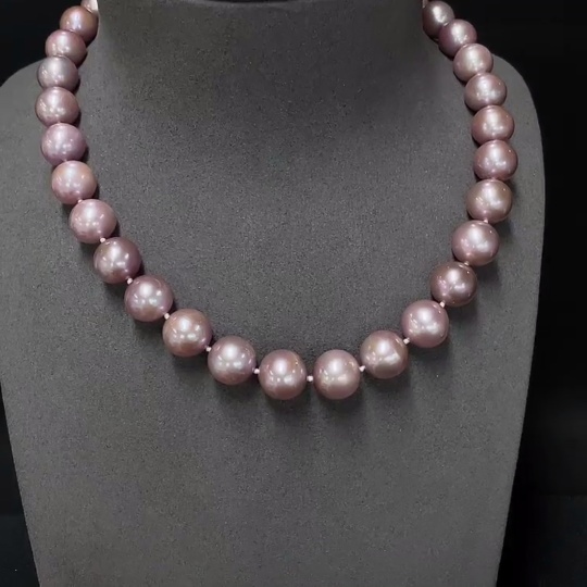 C34950497 18K Pearl Strand Total Weight Approx. 89.66g Size 11.4-13.2mm