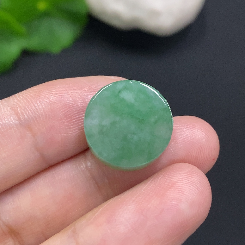 F34051165 Jadeite Plain Pendant Mounting, Total Weight Approx. 3.6g
