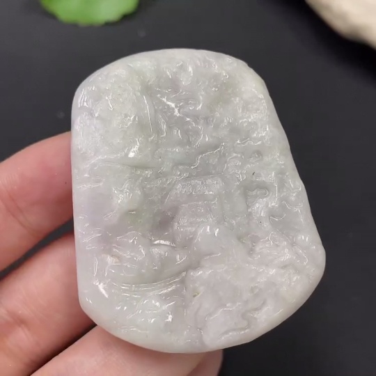 F27069179 Jadeite Pendant Total Weight Approx. 24.3g Landscape