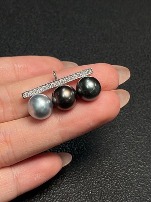 C33889753 Seawater Pearl Pendant, Color Origin Undetermined, Non-Gold, Total Weight Approx. 5.03g, Size Approx. 9.3mm