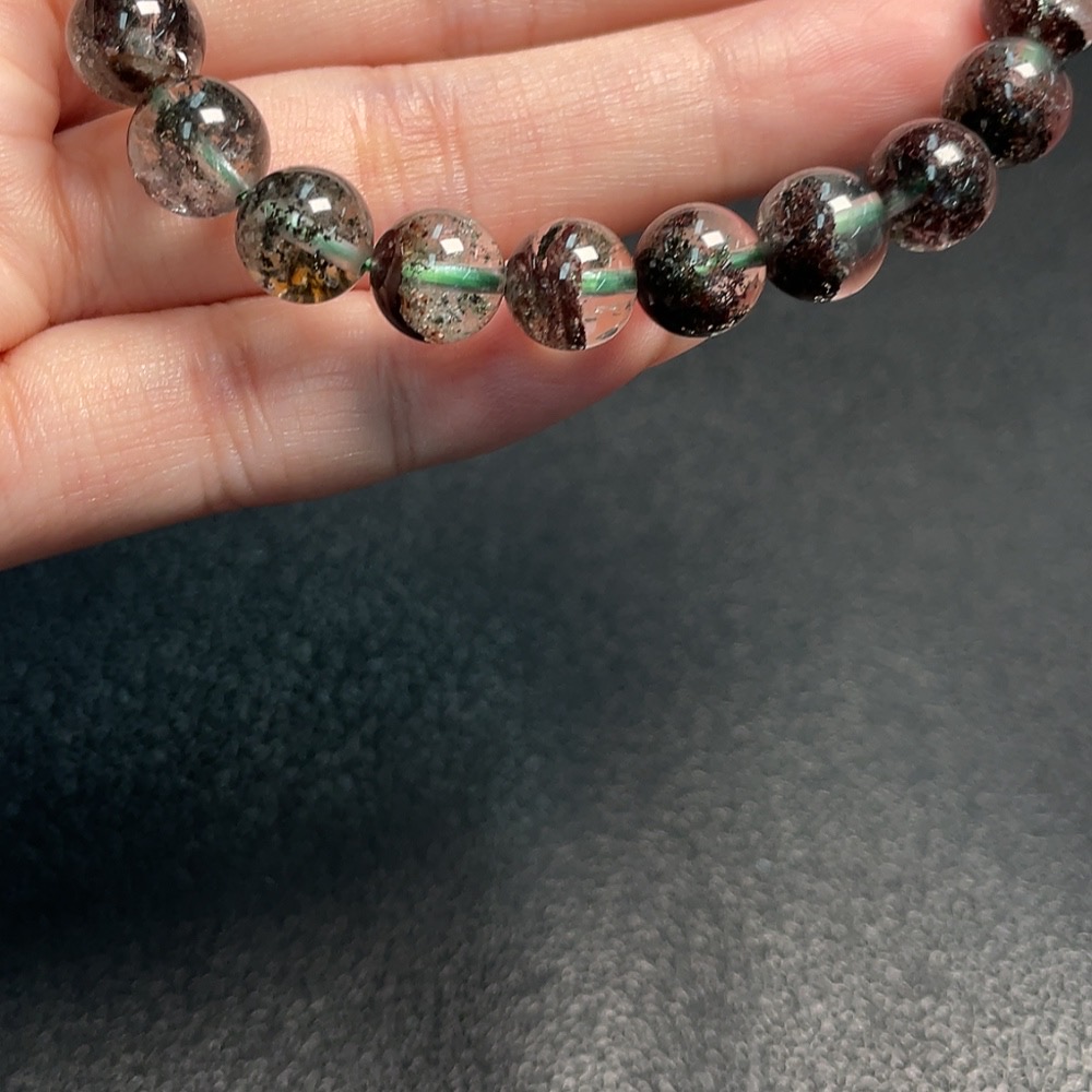 C34952045 Crystal Bracelet, Color Origin Undetermined, Total Weight Approx. 19.69g, Size About 8.6mm (Color)