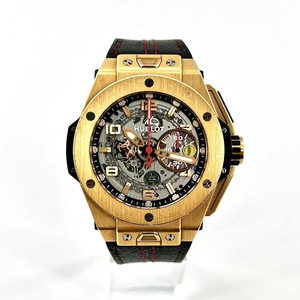 S43097079 宇舶HUBLOT BIG BANG系列401.OX.0123.VR自动机械 18k玫瑰金 45毫米腕表 95新
