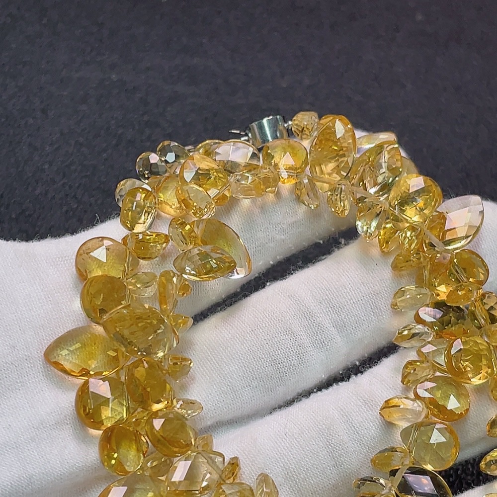 C34989460 Crystal Bead Chain Non-Gold Total Weight Approx. 39.99g Card 2.8mm