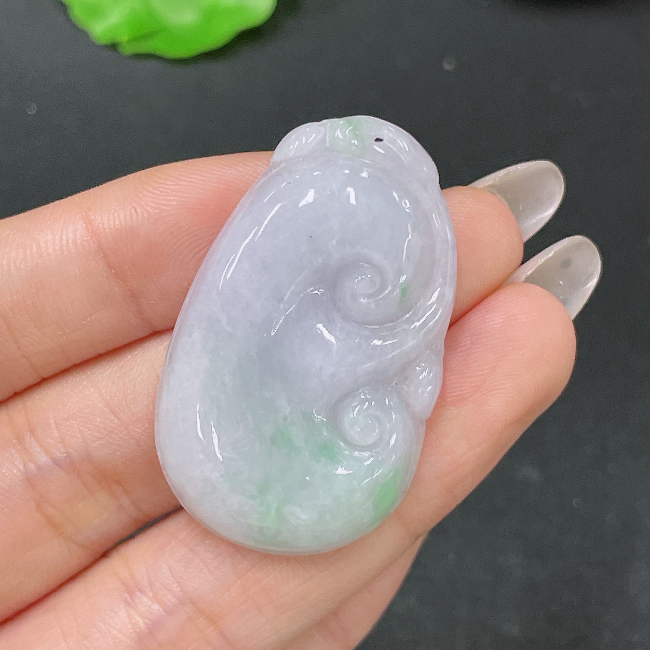 F35105719 Jadeite Pendant Ruyi Total Weight Approx. 11.77g