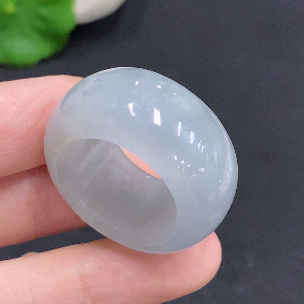 F33876983 Jadeite Ring Size 21 Total Weight Approx. 18.1g