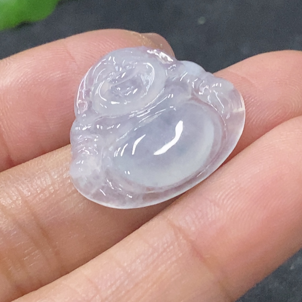F34030983 Jadeite Pendant Buddha, Total Weight Approx. 2.34g