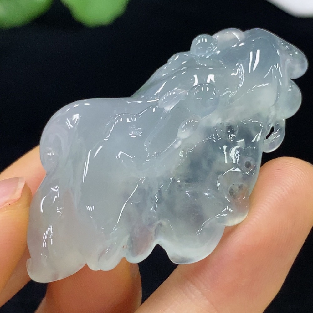 F35094727 Jadeite Formless Pendant Total Weight Approx. 22.95g