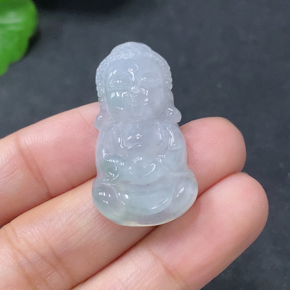 F33886939 Jadeite Pendant Baby Buddha