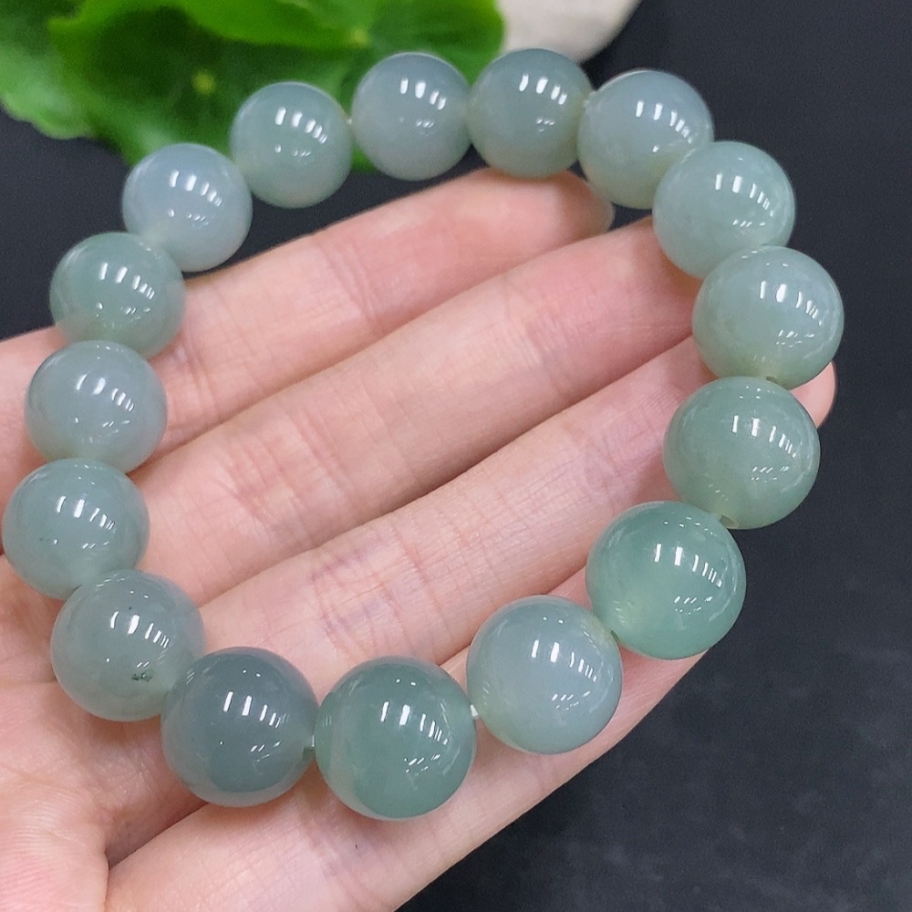 F33832176 Jadeite Bracelet Total Weight Approximately 48.2g Size About 11.9mm