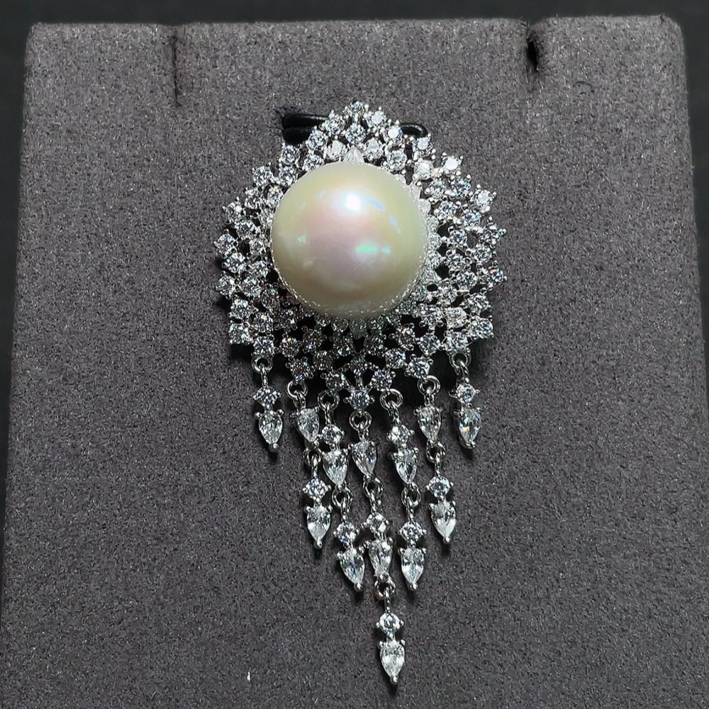 C29385038 Pearl Pendant Non-Gold Setting Total Weight Approx. 8.2g Size About 13.3mm