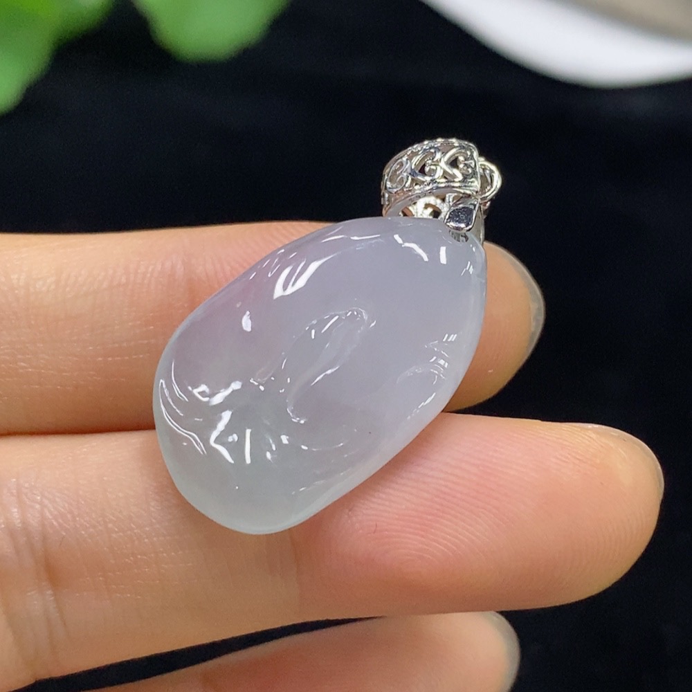 F33910552 Jadeite Enlightenment Pendant Non-Gold Total Weight Approx. 5.57g