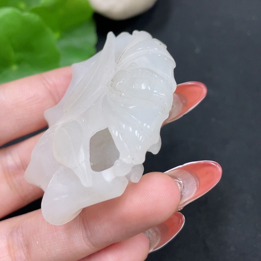 H35112077 Hetian Jade Pendant Bamboo Joint Total Weight Approx. 28.6g