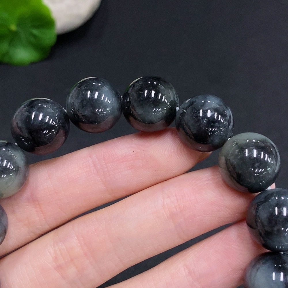 F34060117 Jadeite Bracelet Total Weight Approx.75.1g Size 13.7mm