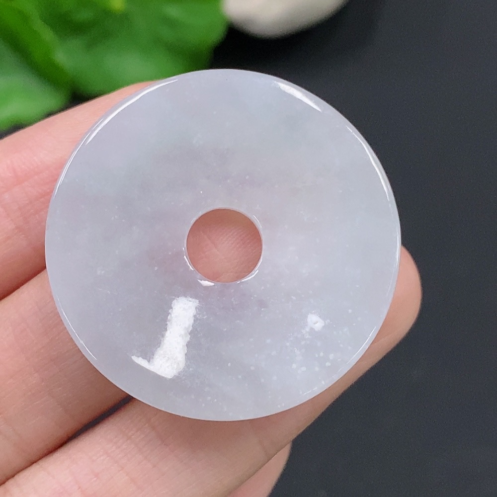 F29392361 Jadeite Donut Pendant Total Weight Approx. 15.1g
