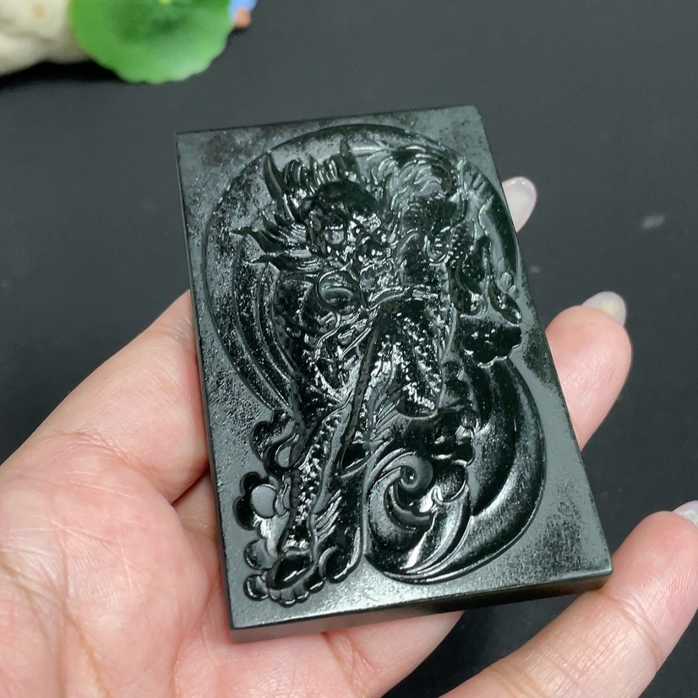 H33902049 Hetian Jade Pendant, Auspicious Beast, Total Weight: Approx. 91.2g