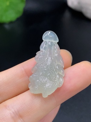 F29414494 Jadeite Cabbage Pendant Total Weight Approx. 4.09g