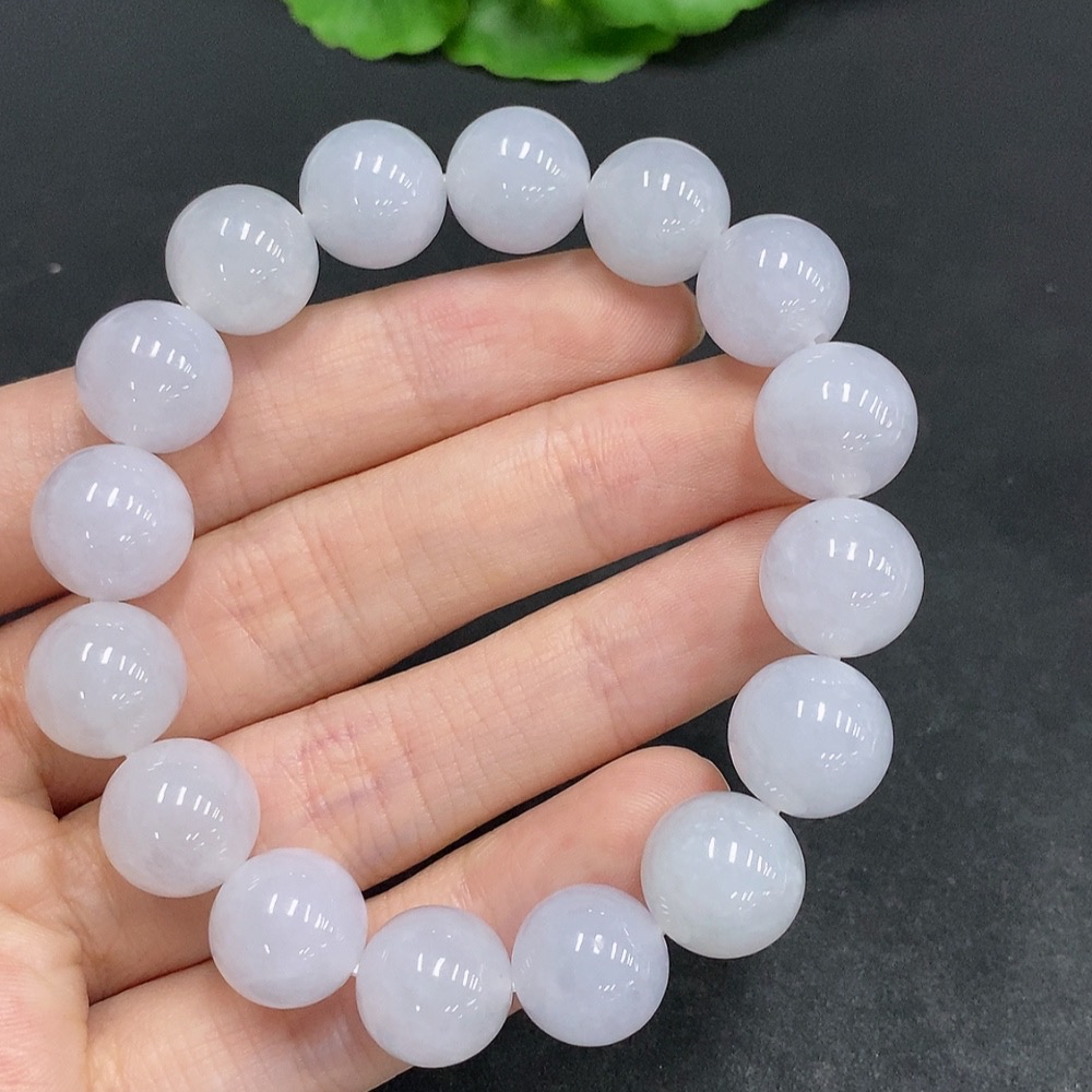 F30488807 Jadeite Beaded Necklace Approx. 12.2mm Total Weight Approx. 51.9g