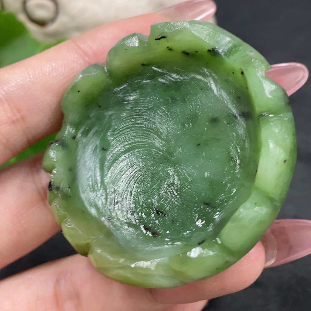 H33925410 Hetian Jade Small Inkstone