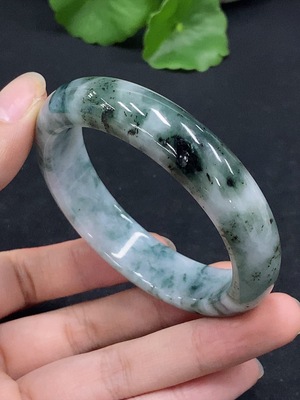 F32818657 Jadeite Round Bracelet Size 52.6 Total Weight Approx. 52.37g