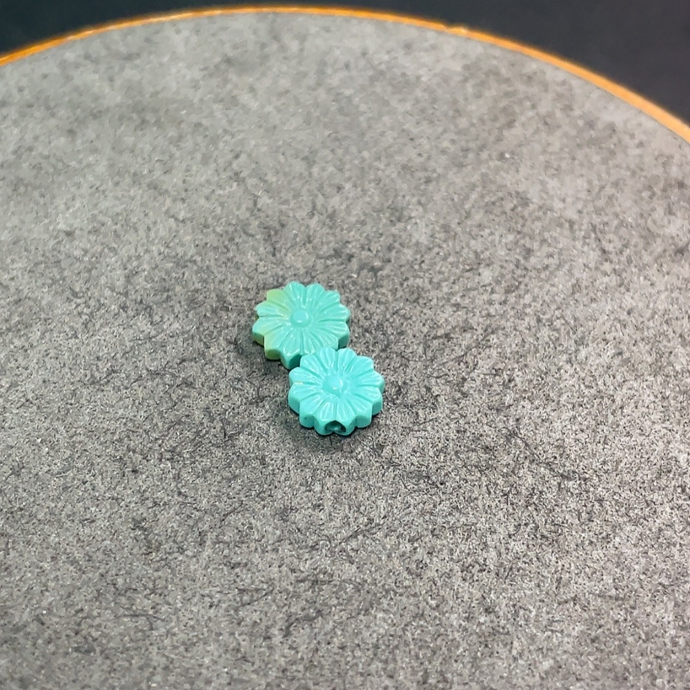 C34990694 Turquoise Jewelry with Other Mineral Components, Total Weight Approx. 0.67g, Sell as a Lot