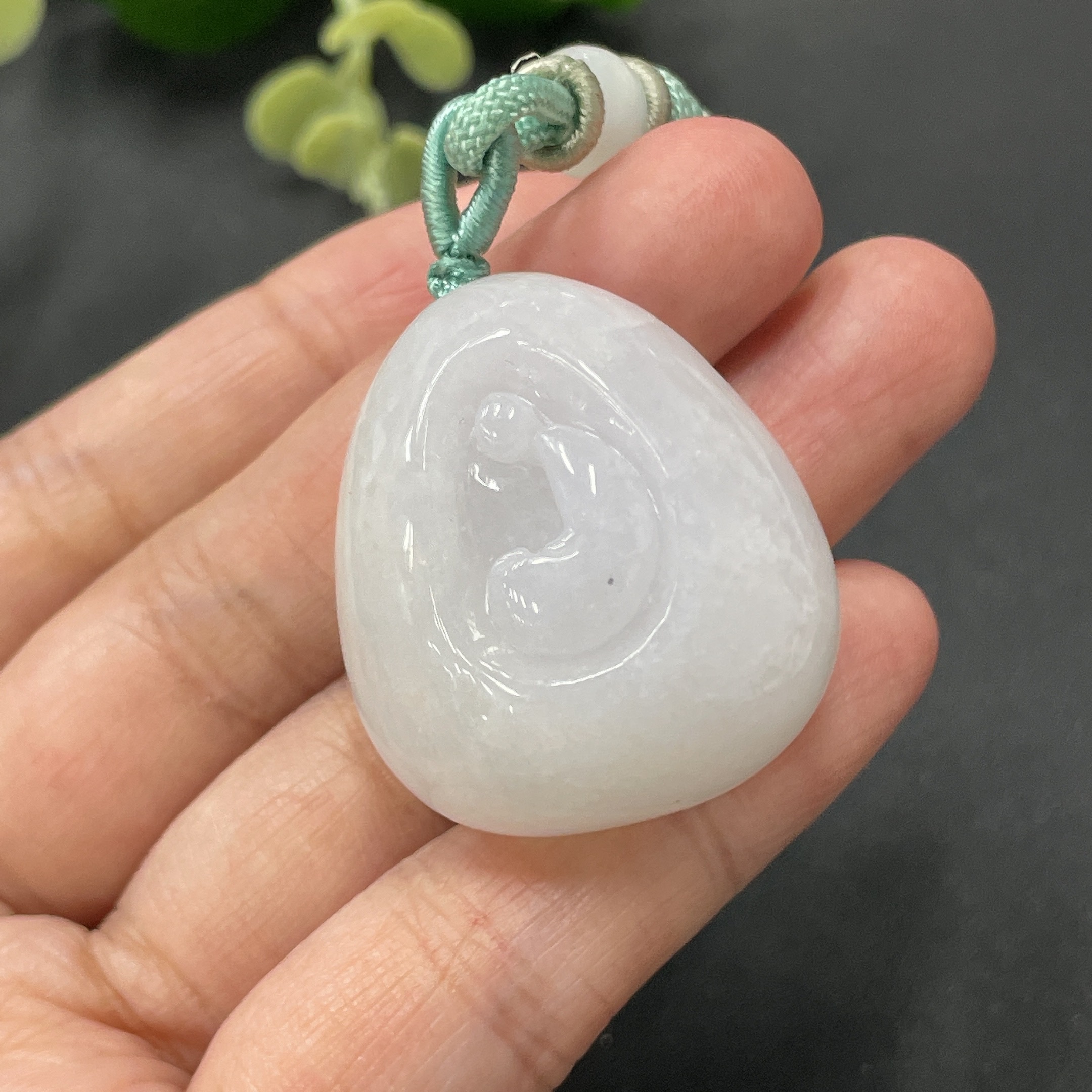F10135896 Jadeite Enlightenment Pendant