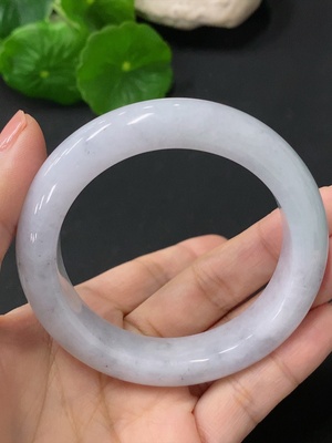 F35088359 Jadeite Round Bangle Size 52mm Total Weight Approx. 63g