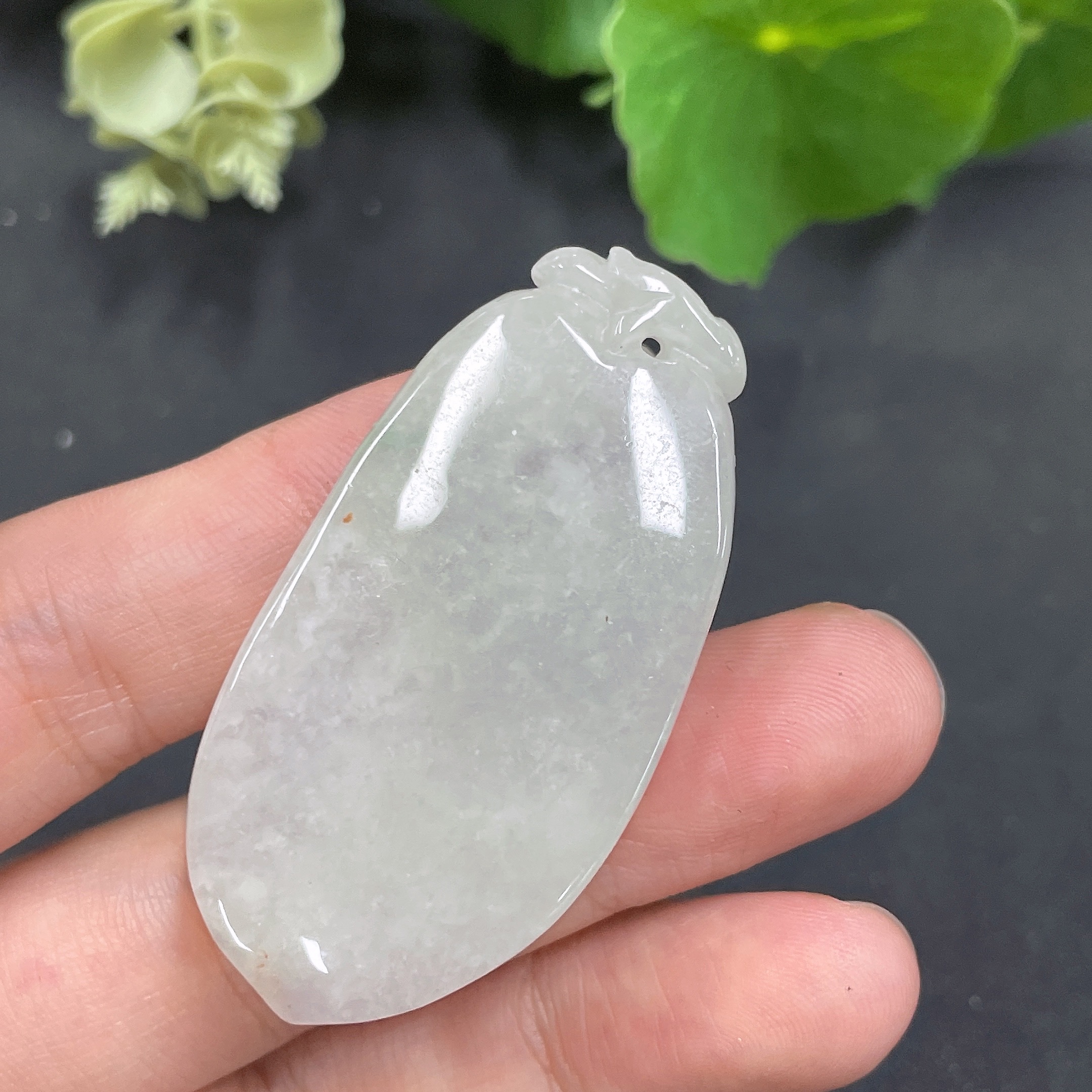 F08841693 Jadeite Pendant Fu Gua