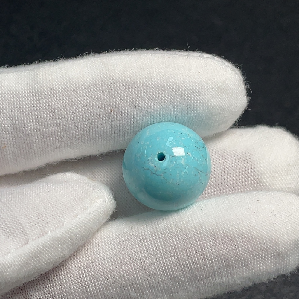 C32816287 Turquoise Pendant Total Weight Approx. 5.37g Size Approx. 16.1mm