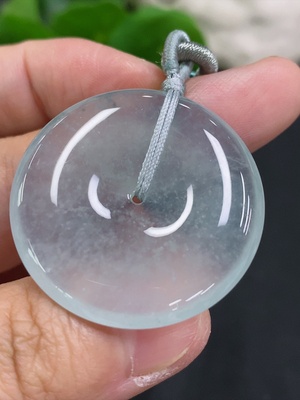 F33882433 Jadeite Safety Buckle, total weight including rope approx. 14.5g