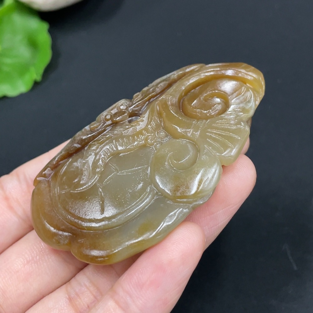 H29413444 Hetian Jade Pendant - Ruyi - Total Weight Approx. 29.8g