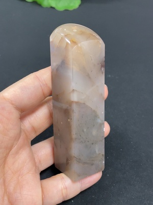 H39675214 寿山石印章   货品总重约104.2g   有破损