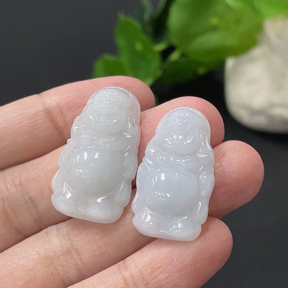 F35108567 Jadeite Standing Buddha Pendant Sell as a Lot
