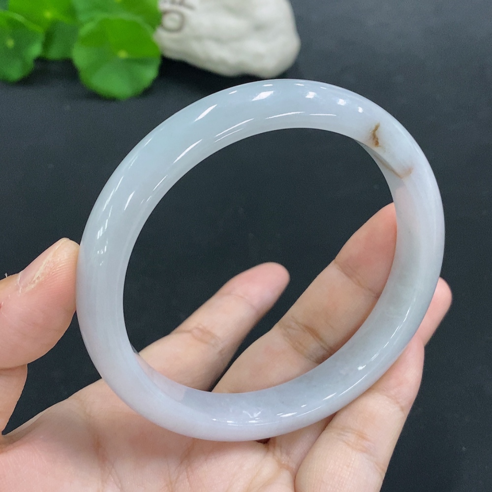 F31622227 Jadeite Round Bangle Size 66 Total Weight Approximately 63.2g