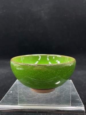 W30478540 Ceramic, Perfect Condition, Modern Black Glazed Tea Bowl, Size as per the Actual Item