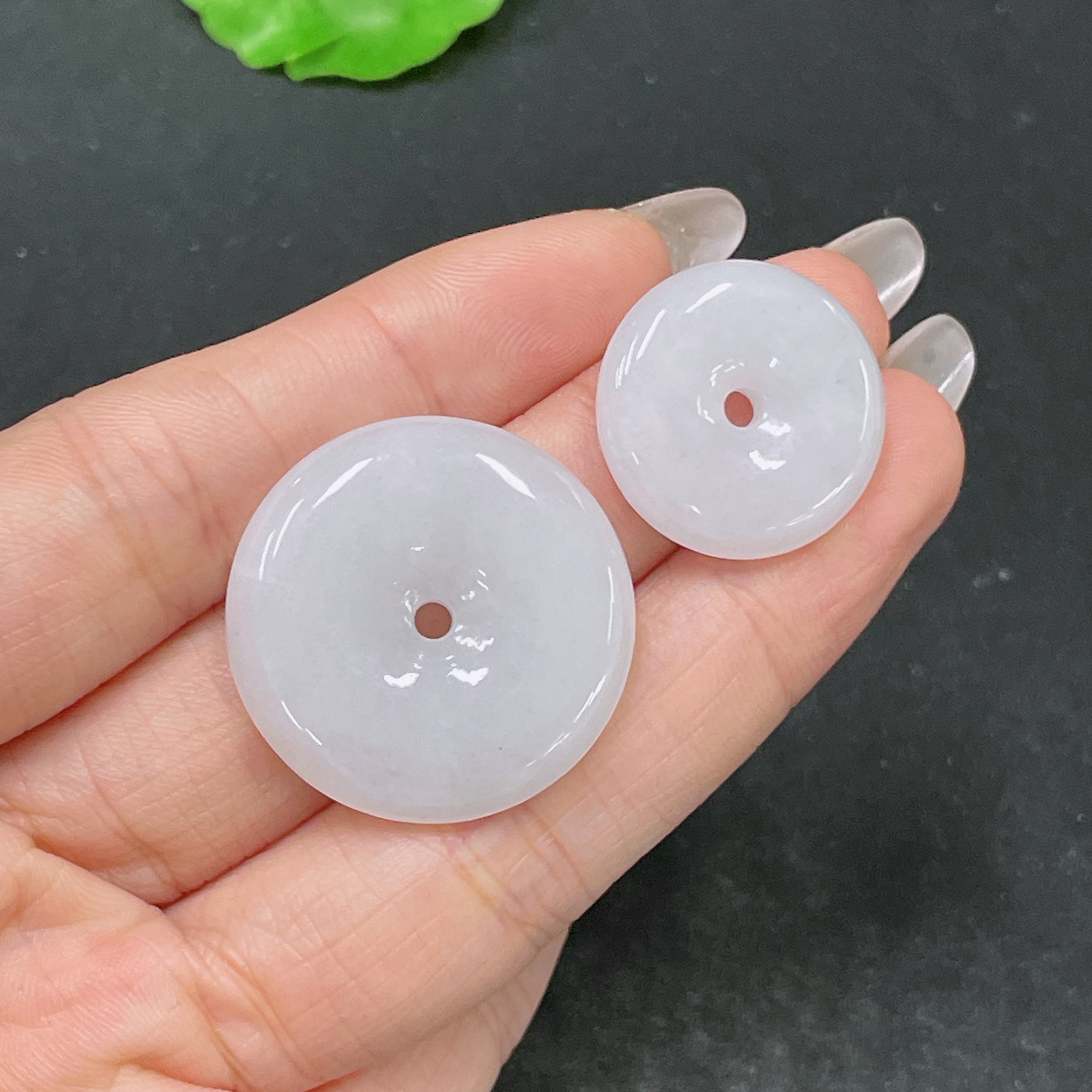 F35138405 Jadeite Pendant Safety Buckle Sell as a Lot