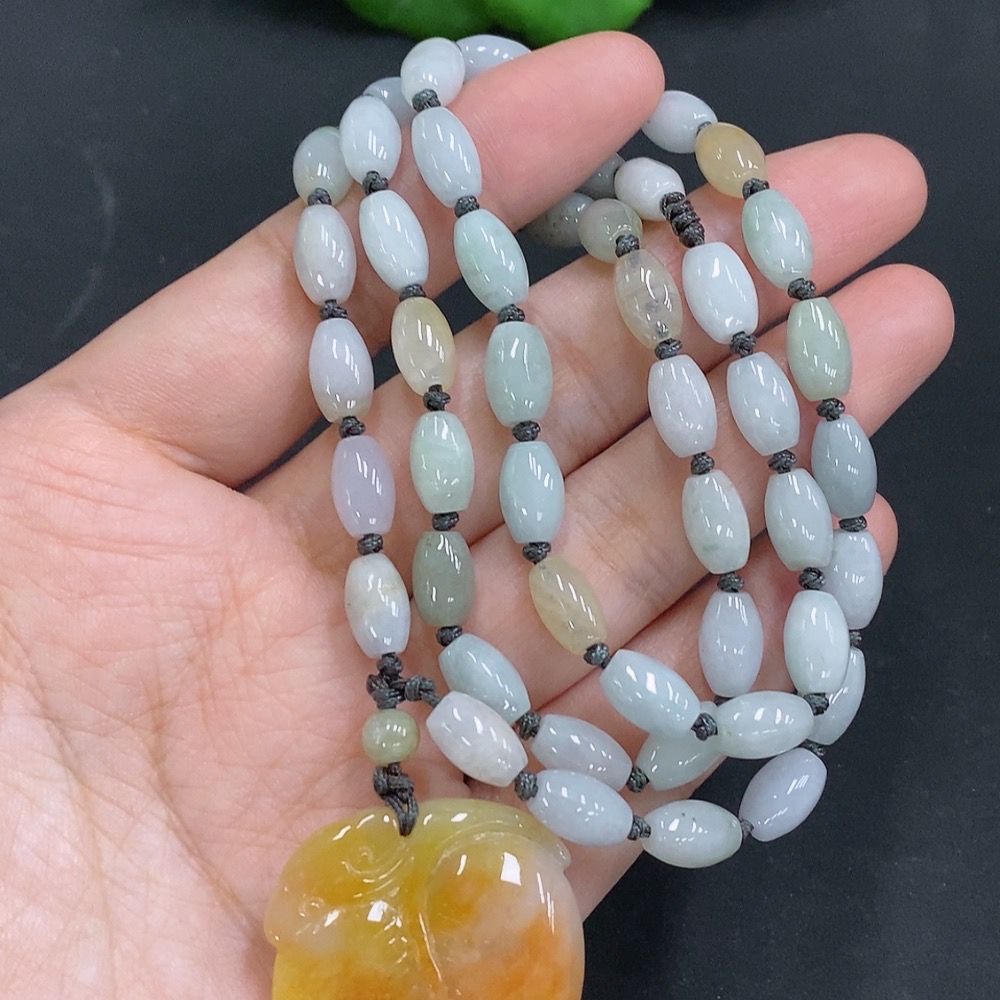 F24832700 color origin undetermined, with non-A grade matching beads