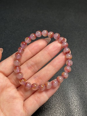 C33853284 Crystal Bracelet Total Weight Approx. 13.81g Size About 7.3mm
