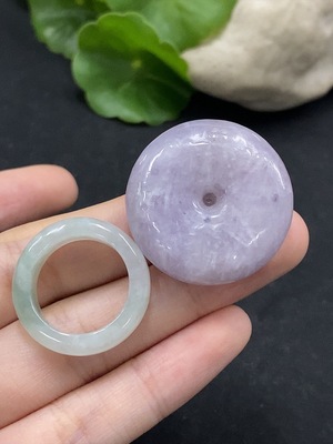 F35090247 Jadeite safety buckle pendant/ring