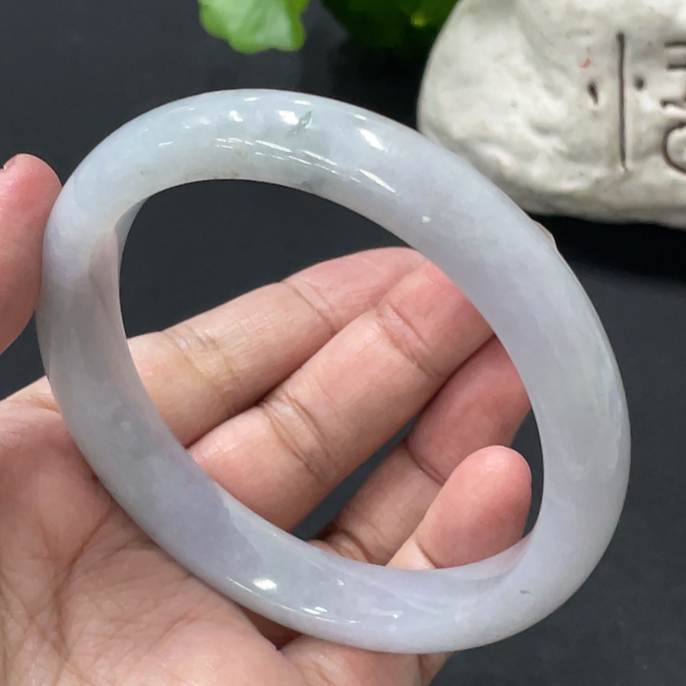 F34019669 Jadeite Round Bracelet, Total Weight Approx. 66.67g, Size 63