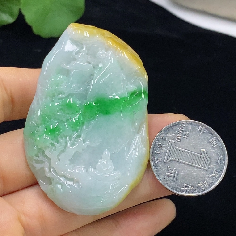 F31649814 JadeiteEnlightenment Pendant